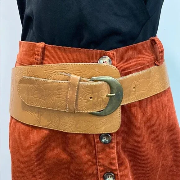 H&M Embossed Brown Belt - Picture 2 of 12